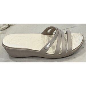 Crocs Rhonda Low Wedge Strap Sandal Gray Women’s Size 6 RIGHT SHOE ONLY AMPUTEE